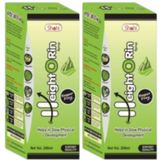 Height O Rin Syrup 200ml for Body growth (Pack of 2)