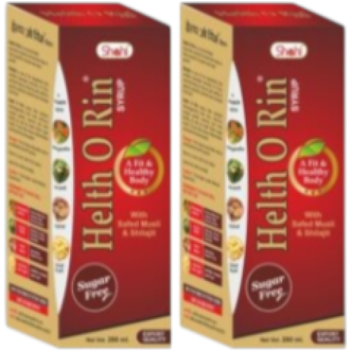 Helth O Rin Syrup 200ml Health Tonic for Men (Pack of 2)