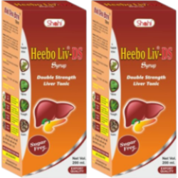 Heebo Liv DS Syrup 200ml for Fatty and enlarged Liver (Pack of 2) Heebo Liv DS Syrup 200ml for Fatty and enlarged Liver (Pack of 2)