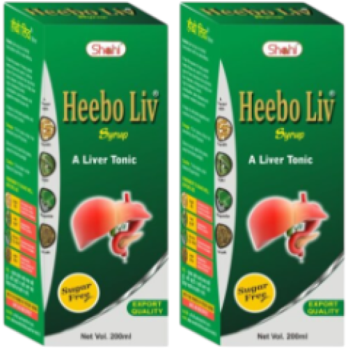 Heebo Liv Syrup 200ml to keep Liver Healthy (Pack of 2)