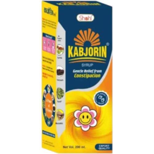 Kabjorin Syrup – Ayurvedic Syrup for Constipation and Healthy Digestion 200ml (Pack of 2)