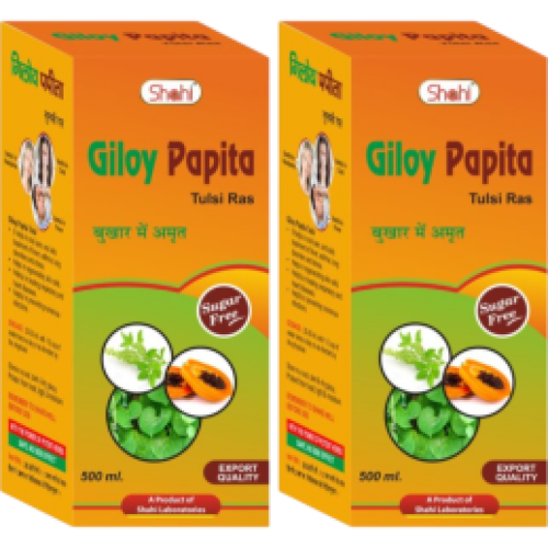 Giloy Papita Tulsi Ras – Powerful Ayurvedic Immunity Booster & Wellness Tonic 500ml (Pack of 2)
