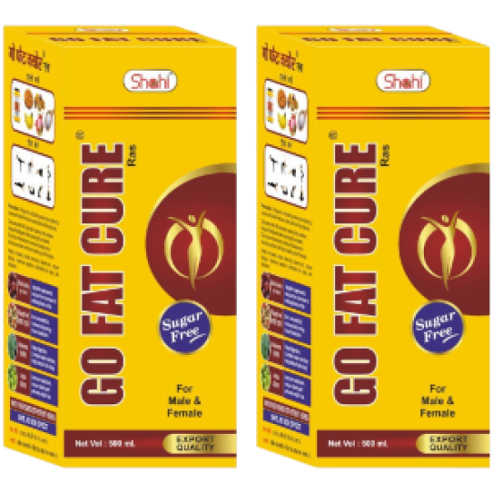Go Fat Cure Ras 500ml Lose Weight Naturally (Pack of 2)