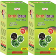 Karela Jamun Neem Ras 500ml (Pack of 2) Karela Jamun Neem Ras 500ml (Pack of 2)