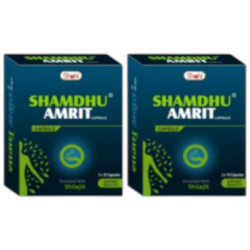 Shamdhu Amrit Capsules 3x10cap. (Pack of 2) Shamdhu Amrit Capsules 3x10cap. (Pack of 2)