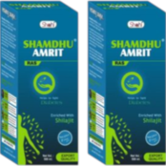 Shamdhu Amrit Ras 500ml Herbal Support for Diabetic Care (Pack of 2)